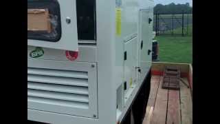 15K Diesel Generator uncrating and startup [upl. by Cheffetz]