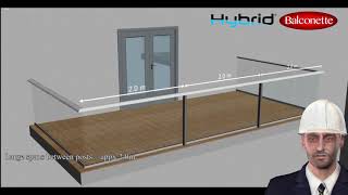 An introduction to Balconettes Hybrid® Glass Balustrade Systems [upl. by Pouncey]