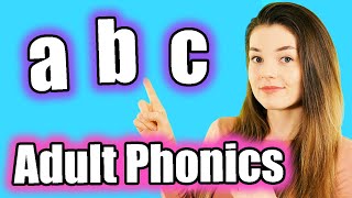 Adult Phonics English Alphabet Sounds ABC Pronunciation [upl. by Ahsinyt]