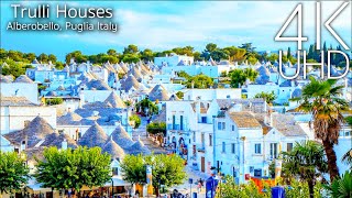 Alberobello Puglia Italy in 4K UHD Drone  Alberobello’s Trulli Houses [upl. by Katerina]