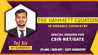 The Hammett Equation in Organic Chemistry for CSIRNETGATE Chemistry by MadChem Classes [upl. by Atinuaj237]