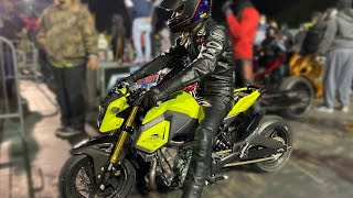 WORLD’S FASTEST GROM GOES GRUDGE RACING [upl. by Aseeral87]