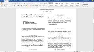 Como crear un articulo científico para proyectos o tareas WORD Nivel Ingeniería [upl. by Repotsirhc64]