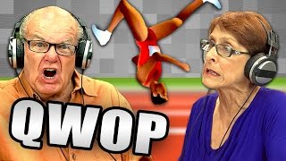 QWOP Elders React Gaming [upl. by Lupita565]