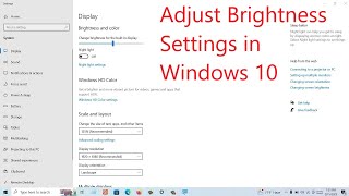 Change screen brightness in Windows [upl. by Illoh50]