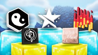 TOP 5 BEST CLIENTS FOR MCPE Minecraft Bedrock Edition [upl. by Tenej]