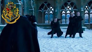 Harry Potter “Snowball Fight” Deleted  Extended Scenes [upl. by Ledairam976]