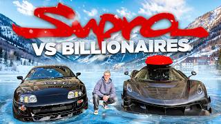 1000HP Supra terrorizing Billionaires Hypercarmeet in Switzerland [upl. by Suzann]