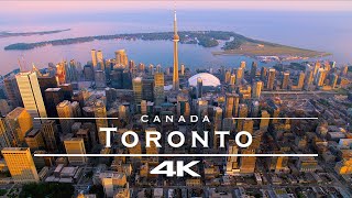 Toronto Canada 🇨🇦  by drone 4K [upl. by Vitalis696]