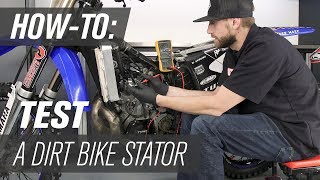 How To Test a Dirt Bike Stator [upl. by Aihsema304]