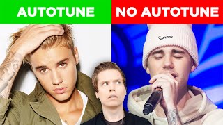 Comparing Singers With amp Without Autotune Justin Bieber Demi Lovato amp MORE [upl. by Iliam]