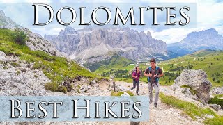 8 BEST OneDay HIKES to do in DOLOMITES  Exploring different valleys [upl. by Weixel]