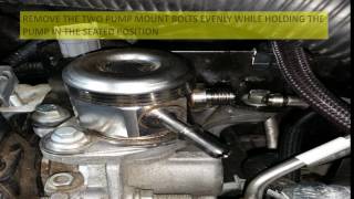 2013 FORD FOCUS ST HIGH PRESSURE FUEL PUMP CHANGE [upl. by Reiko913]