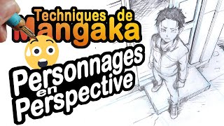 Comment DESSINER des personnages MANGA en PERSPECTIVE [upl. by Nivle969]