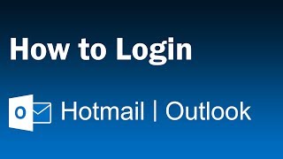 Hotmail Login English  Outlook Login  Livecom Login [upl. by Cedell469]