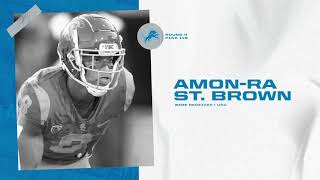 2021 NFL Draft AmonRa St Brown highlights [upl. by Ajuna]