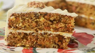 Carrot Cake Recipe Demonstration  Joyofbakingcom [upl. by Akenot757]