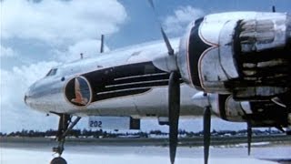 Eastern Lockheed L1049 Super Constellation Promo Film  1953 [upl. by Adnahsat255]