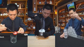 Amazing Bartender Skills  Cocktails Mixing Techniques At Another Level N004 [upl. by Akiehsat]