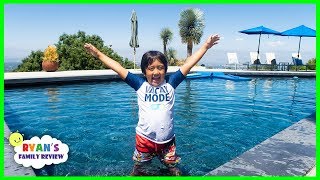 Ryans Family New House Tour and New Swimming Pool [upl. by Llennoj]