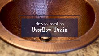 How To Install An Overflow Drain [upl. by Fini]