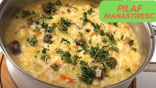 Pilaf Manastiresc de post  un pilaf cu legume gustos si hranitor [upl. by Suillenroc]