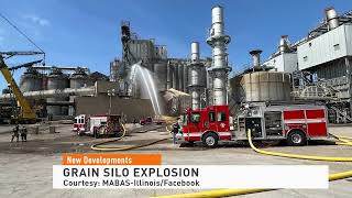 Grain Silo Explosion 052022 [upl. by Trojan323]