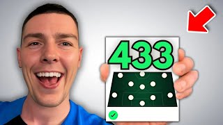 CRAZY 433 Custom Tactics  BEST 433 Variation 💣✅ [upl. by Zinck]