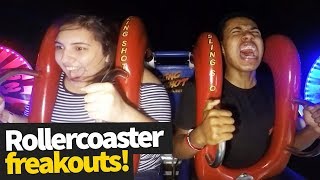 Hilarious Rollercoaster Moments  Funny Reactions and Fails [upl. by Airdua]