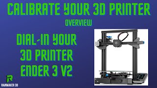 Calibrating Your 3D Printer Overview  Ender 3 V2 [upl. by Harvard]