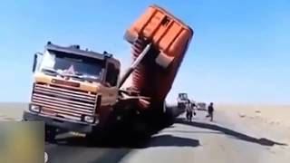 Top 50 Most Epic Truck Tipping Over Moments [upl. by Blondell965]