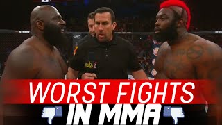 The Worst Fights In MMA [upl. by Fernanda]