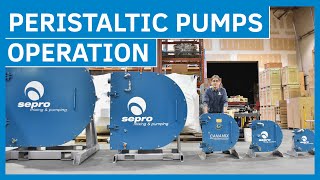 Peristaltic Pumps Operation  Sepro Mixing amp Pumping [upl. by Esirrehc]