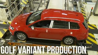 Volkswagen Golf Variant Production [upl. by Salokcin744]