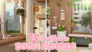 15 AESTHETIC Roblox Room Models ‧₊˚✩ [upl. by Aranat]