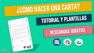 👉Cómo hacer una CARTA FORMAL o INFORMAL  Plantillas y Tutorial 2023 [upl. by Amoreta]