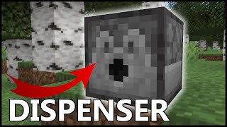 How To Use A DISPENSER IN Minecraft [upl. by Gelhar]