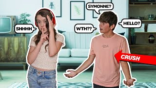 IGNORING My CRUSH For 24 HOURS To See How He Reacts FUNNY PRANK🙉😡Symonne Harrison [upl. by Grote]