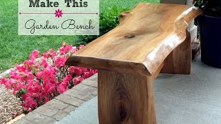 DIY Garden Bench [upl. by Werna473]