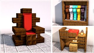 Minecraft 30 Medieval Interior Build Ideas and Hacks [upl. by Eido670]