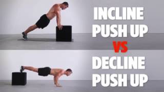 Incline VS Decline Push Ups Whats the difference [upl. by Rayshell896]