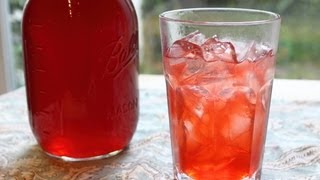 Strawberry Syrup  How to Make Fresh Strawberry Syrup and Strawberry Soda [upl. by Atsirtal189]