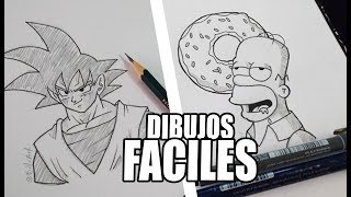 DIBUJOS FÁCILES DE HACER PARA PRINCIPIANTES 1  BillyArt [upl. by Wolliw]