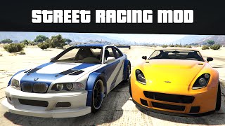 STREET RACING MOD Race Against Any Car  GTA 5 Mods [upl. by Aloz]