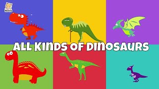 All Kinds of Dinosaurs  HiDino Kids Songs With Fun Stories [upl. by Latsirhc]