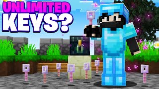 HOW I OBTAINED UNLIMITED CRATE KEYS ON SKYBLOCK  Minecraft OP Skyblock  FadeCloud 2 [upl. by Sinnelg]