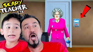 KIZGIN ÖĞRETMENİN GİZEMLİ ODASI HEYKEL OLDU  SCARY TEACHER 3D OYNUYORUZ [upl. by Peers]