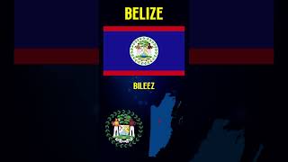 BELIZE Flag National Anthem Capital City Area Currency Emblem Map [upl. by Euqinamod]