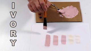 How To Make Ivory Colour From White and More Skin Tone Colours [upl. by Bahr278]