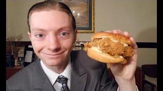 KFCs NEW Chicken Sandwich Review [upl. by Suoirtemed]